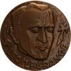 Frankreich - Medaille Schwere Bronzemedaille v. A. Masson a. Leo Lagrange, frz. Politiker & Sozialist -