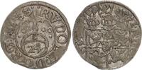 Schleswig-Holstein 1/24 Taler Titel Rudolf II. Mzz. 2 Doppellilien (M. Puls, Schleswig oder Steinbeck) -