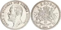 Schweden - 2 Kronor/Kronen Oskar II (1873-1907), geringe Auflage, small mintage, Sverige -