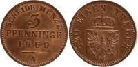 Deutschland - Preußen 3 Pfenninge Wilhelm I., 1861-1888. -