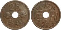 Dänemark 25 Öre - Christian X., 1912-1947. -
