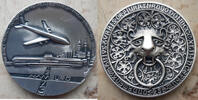Deutschland - Hamburg Versilberte Medaille - (v. Friedrich Stuhlmüller) Jahresmedaille auf die Stadt Hamburg, Relief - -