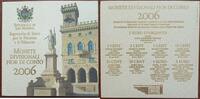 San Marino - 8,88 Euro KMS San Marino 2006, Monete Divisionali Fior Di Conio, mit 5 Euro (925er Silber) -