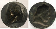 Frankreich - Hohle Bronzemedaille a.d. franz. Politiker Guillaume-Xavier Labbey de Pompieres -