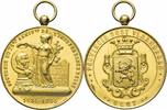 Belgien - Vergoldete Kupfermedaille a.d. 75. Jahrestag der Unabhängigkeit Belgiens -