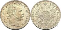 AUSTRIA-UNGARN 1 Gulden 1877 FRANZ JOSEPH I. geprägt Wien UNC-