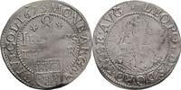 GERMANY KÖLN 1/8 Reichstaler LEOPOLD I. geprägt Köln var. 8 RR! leicht wellig -