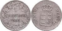 GERMANY WÜRTTEMBERG 1 Kreuzer WILHELM I. -