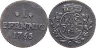 GERMANY SACHSEN 1 Pfennig FRIEDRICH AUGUST III. -