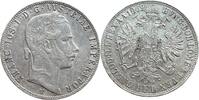 AUSTRIA-UNGARN 1 Gulden FRANZ JOSEPH I. geprägt Venedig RR! -