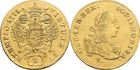 RDR HUNGARY JOSEPH II. geprägt Karlsburg, Alba Lulia Romania 2 Ducats 1775 E / H-G XF/VF