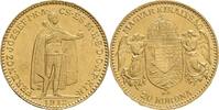 AUSTRIA-UNGARN 20 Korona K.B. FRANZ JOSEPH I. geprägt Kremnica -