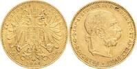 AUSTRIA-UNGARN FRANZ JOSEPH I. geprägt Wien 20 Korona 1894 XF