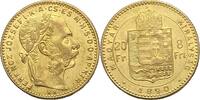AUSTRIA-UNGARN 8forint/20francs FRANZ JOSEPH I. geprägt Kremnica -