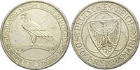 GERMANY Weimarer rep. 3 Mark 1930 F Rheinlandräumung F Stuttgart XF 81,00 EUR  zzgl. 12,00 EUR Versand