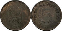 Venezuela 55 Centimos 1974 Vier Republik geprägt Lllantrisan UK XF+ 1,50 EUR  zzgl. 12,00 EUR Versand