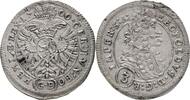 HOLY ROMAN EMPIRE BOHEMIA 3. Kreuzer LEOPOLD I. geprägt Prague mintmaster G.Egerer aussergewöhnlich es Exemplar -