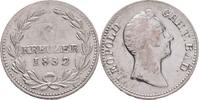 GERMANY BADEN 3 Kreuzer LEOPOLD I. etwas unzufrieden -