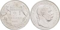 AUSTRIA-UNGARN 2 Corona K.B. Franz Joseph I. geprägt Kremnitz -