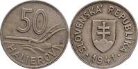 SLOVAKIA 1939-1945 50 Halierov WW II. 1. republik geprägt Kremnitz -