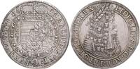 AUSTRIA EMPIRE 1 Thaler LEOPOLD I. geprägt Hall -