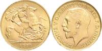 UNITED KINGDOM 1/2 Sovereign König GEORGE V. geprägt London -