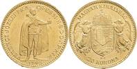 AUSTRIA-UNGARN 20 Korona K.B. FRANZ JOSEPH I. geprägt Kremnica -