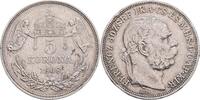 AUSTRIA-UNGARN 5 Corona FRANZ JOSEPH I. geprägt Kremnica -