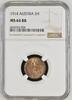 AUSTRIA 2H 1914 FRANZ JOSEPH I. NGC MS 64 RB 50,00 EUR  zzgl. 12,00 EUR Versand