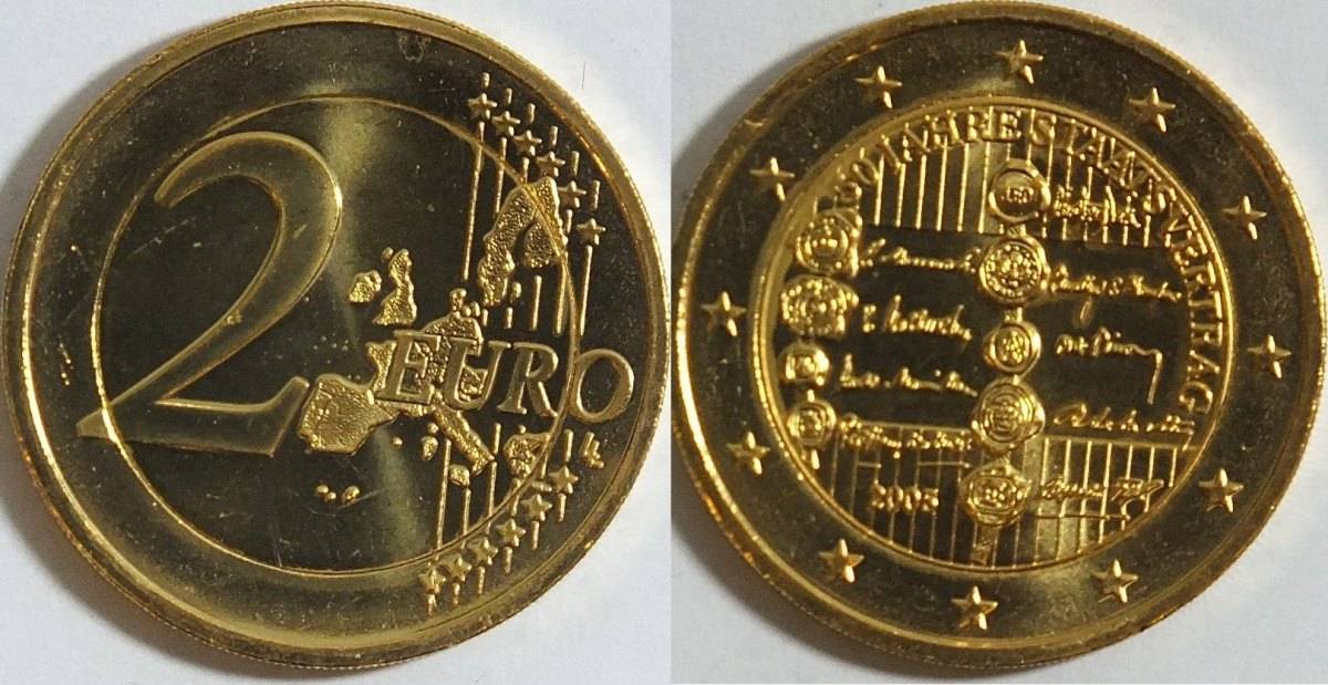 Piece 2 Euros 50 Jahre Staatsvertrag 2005