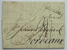 1788 Hamburg Vorphiliatelie Brief von Hamburg nach Bordeaux incl Inhalt gelaufen