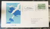 Dänemark FDC Brief Vogelflug Linen -
