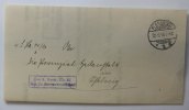 Deutsches Reich Dienstpost Preussische Staatsanwaltschaft Flensburg mit Inhalt -