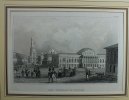 Deutschland Stahlstich Rum 1840 Moskau das Zeughaus -