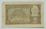 Besatzungsausgaben 2. WK Polen 2 Zloty Rosenberg Nr. 395 -