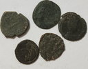 Antike diverse Lot von 5 verschiedenen unbestimmten Stücken
