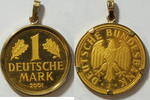 Bundesrep. Deutschland 1 DM Gold lose eingefasste 1 DM Goldmünze 2001 J
