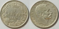 Serbien 1 Dinar Peter I. 1903-1918
