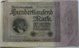 Deutsches Reich 100000 Mark Rosenberg Nr.82 a -