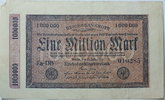 Deutsches Reich 1 Millionen Mark Rosenberg Nr.93 -