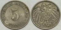 Kaiserreich 5 Pf 1913 D ss 1,00 EUR Differenzbesteuert nach §25a UStG zzgl. 5,90 EUR Versand