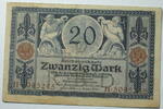 Weimar 20 Mark Rosenberg Nr. 53, Serie: H -