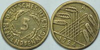 3. Reich 5 Pf 1924 A ss 0,99 EUR Differenzbesteuert nach §25a UStG zzgl. 5,90 EUR Versand