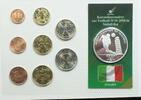 3,83 € KMS 2005 -2008 Italien KMS Italien div. Jahrgänge mit Silbermedallie ca. 28 Gramm zur Fußball WM st