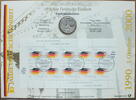 BRD 10 € und 10 x 1 € Kleinbogen 10 Jahre Deutsche Einheit -
