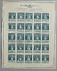 Grönland Bogen zu 25 x 10 Öre Nachdruck von 1982 Paketmarke Grönland 1937 -
