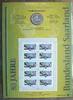 BRD 10 € und 10 x 0,55 € Kleinbogen 50 Jahre Saarland -