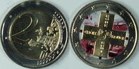 2 € 2014 Belgien Farbedition   150 Jahre Rotes Kreuz bfr