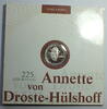 Deutschland 20 € plus 2 x 0,70 € Annette v. Droste-Hülshoff im Blister mit 2 x 0,70 € Sondermarke -
