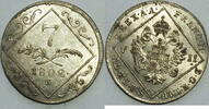 7 Kreuzer 1802 E Österreich Franz II. vz